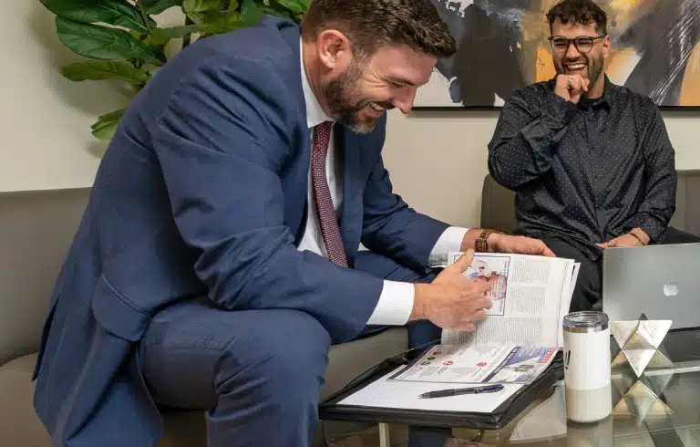 An employee having fun in the office | Hershey Law
