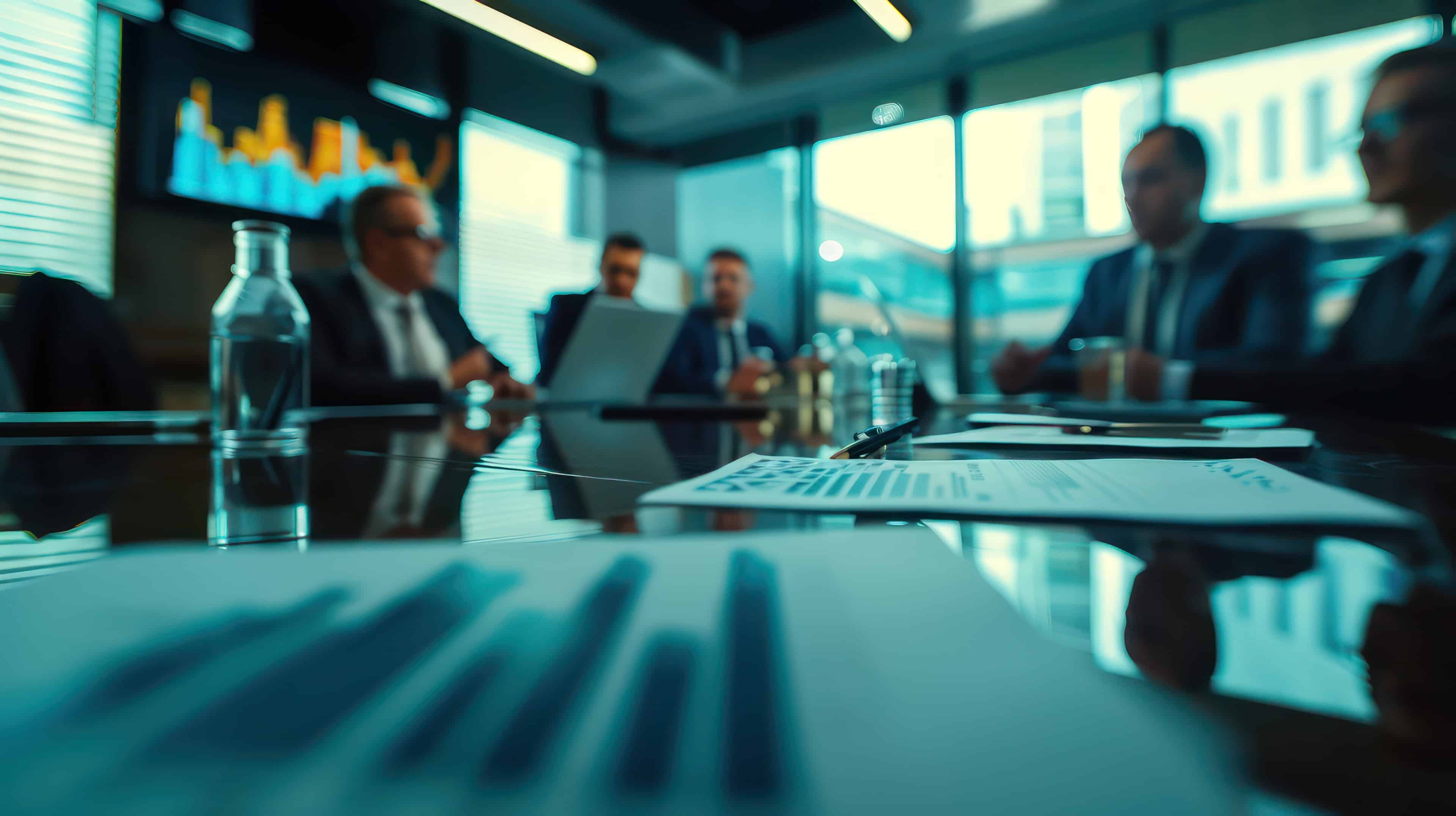 c level severance packages - an attorneys office - a conference room.
