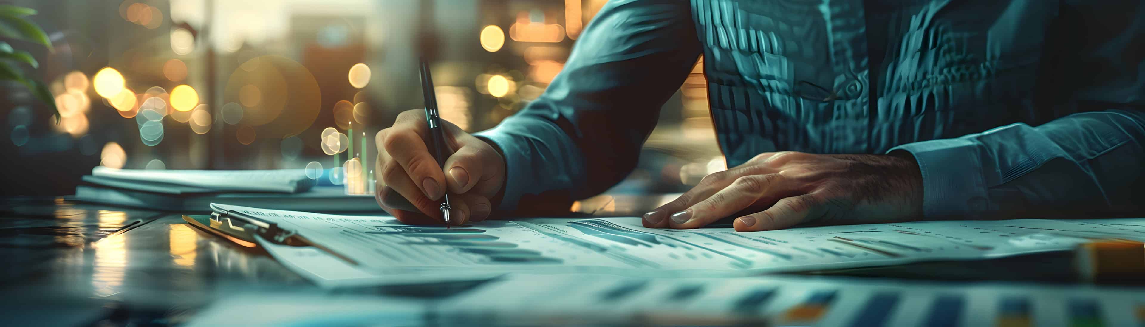 Man reviewing his employment contract. Whistleblowing in Pasadena, CA: How to protect yourself from retaliation